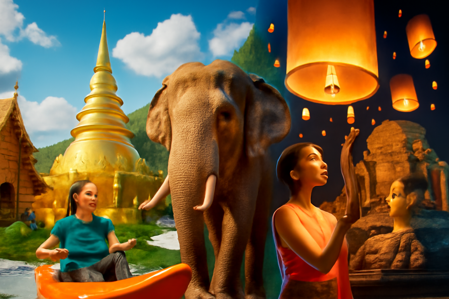 การผจญภัยสุดมันในเชียงใหม่: สนุกกับธรรมชาติและวัฒนธรรมไทย