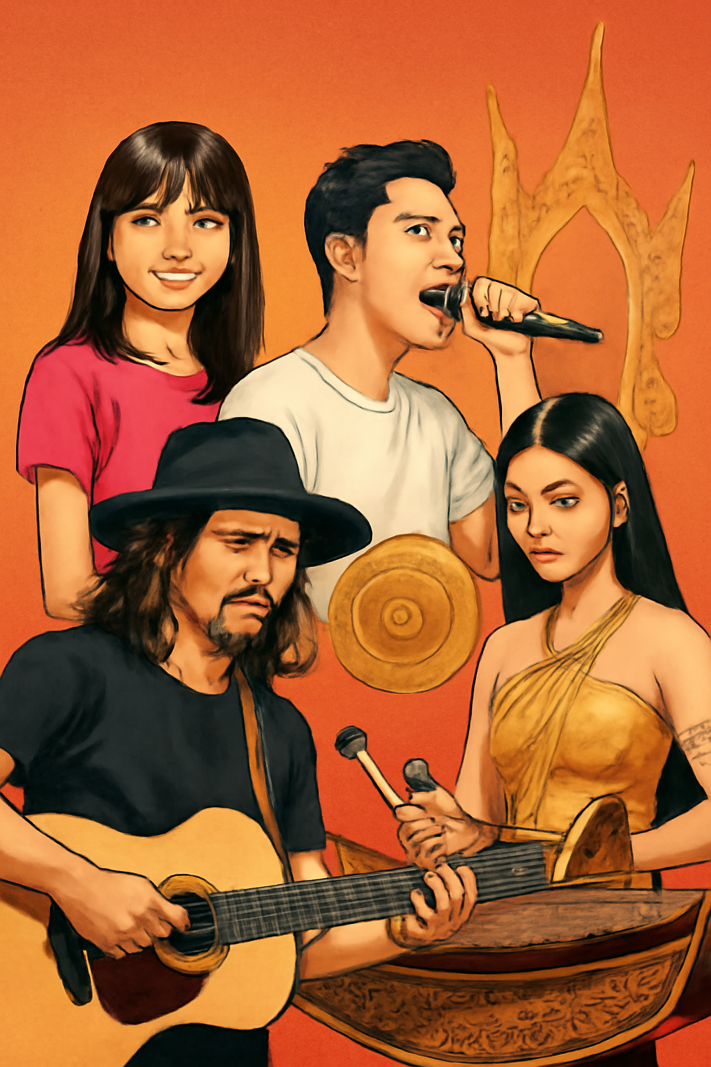 ภูมิทัศน์ดนตรีของประเทศไทย: การพัฒนาแนวเพลงจากป๊อปถึงร็อค