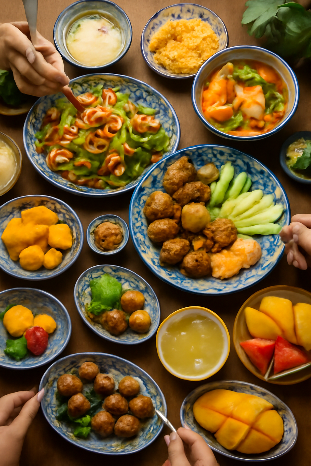 การเฉลิมฉลองการเริ่มต้นใหม่: เมนูและพิธีกรรมของปีใหม่ไทยจากแต่ละภูมิภาค