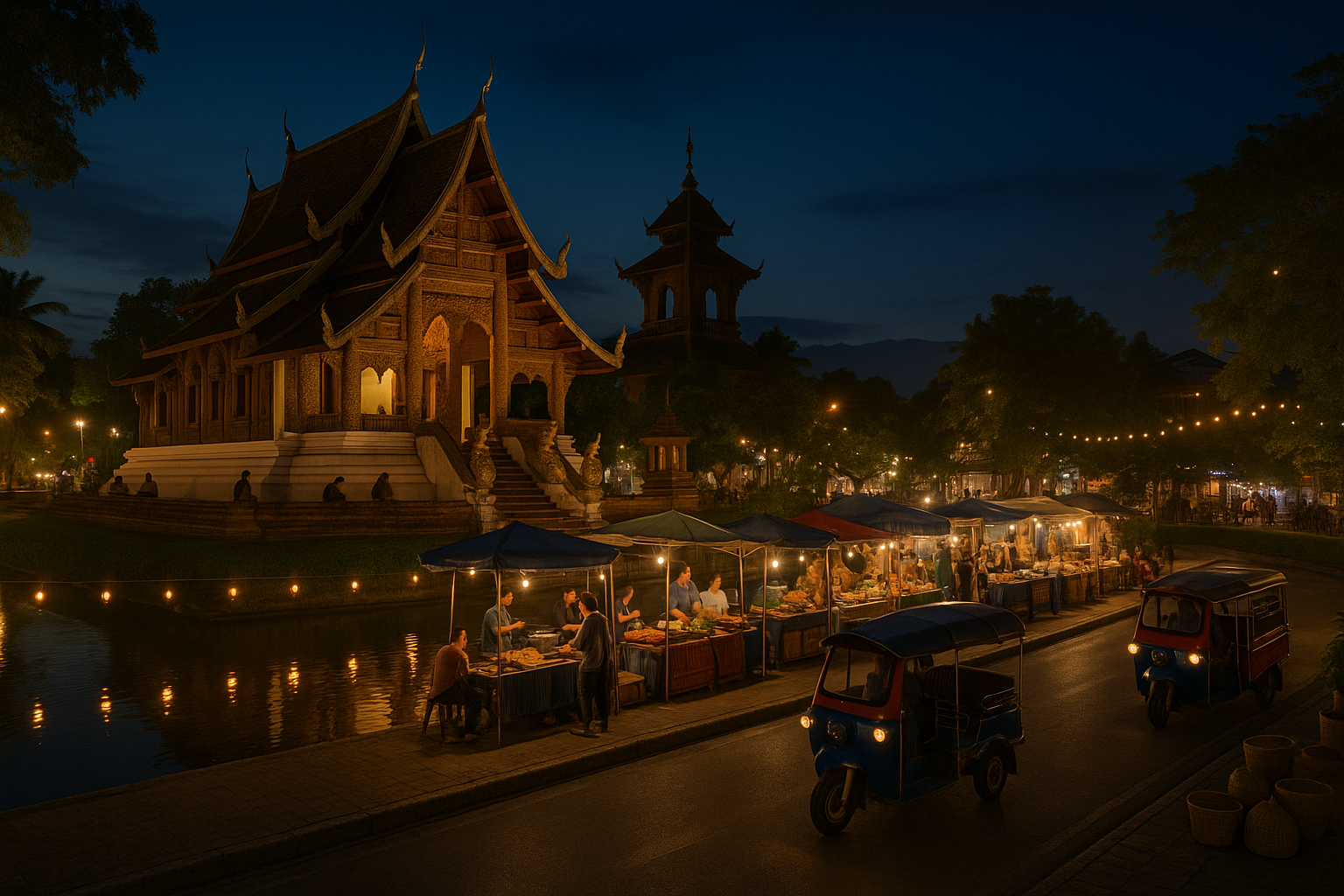 ที่วัฒนธรรมพบกับความชิล: นำทางเชียงใหม่ยามค่ำคืน