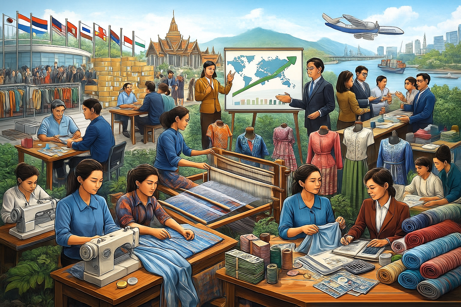 ความท้าทายและโอกาสของอุตสาหกรรมการส่งออกแฟชั่นไทยต่อเศรษฐกิจท้องถิ่น
