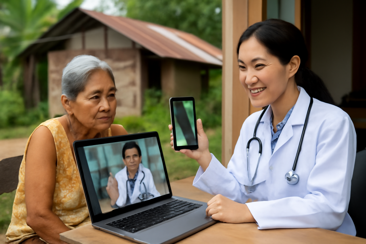 การปรับปรุงการเข้าถึงการดูแลสุขภาพในประเทศไทยด้วยโซลูชันการแพทย์ทางไกล