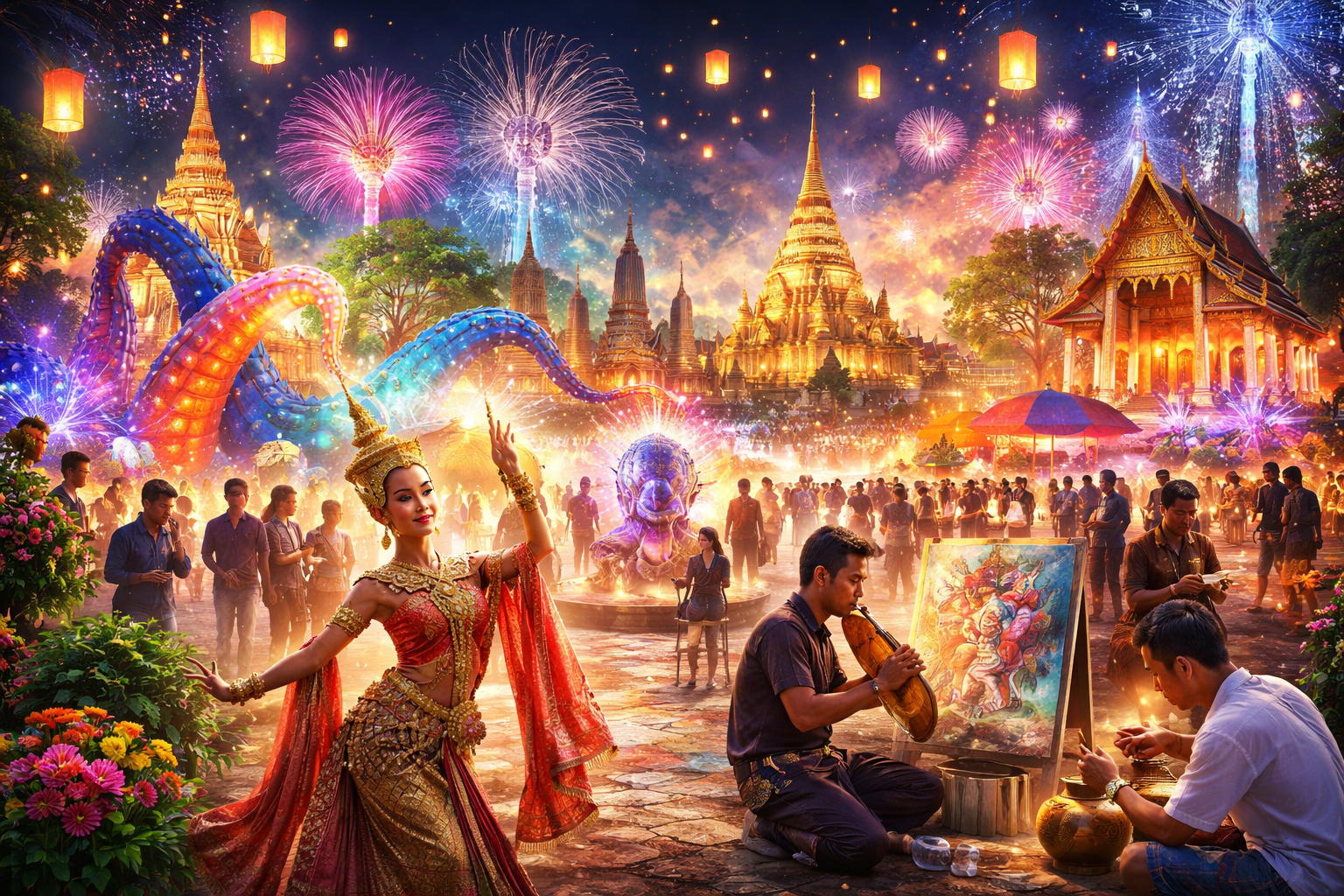 เทศกาลศิลปะในประเทศไทย: การผสมผสานระหว่างประเพณีที่ยั่งยืนและศิลปะที่ก้าวหน้า