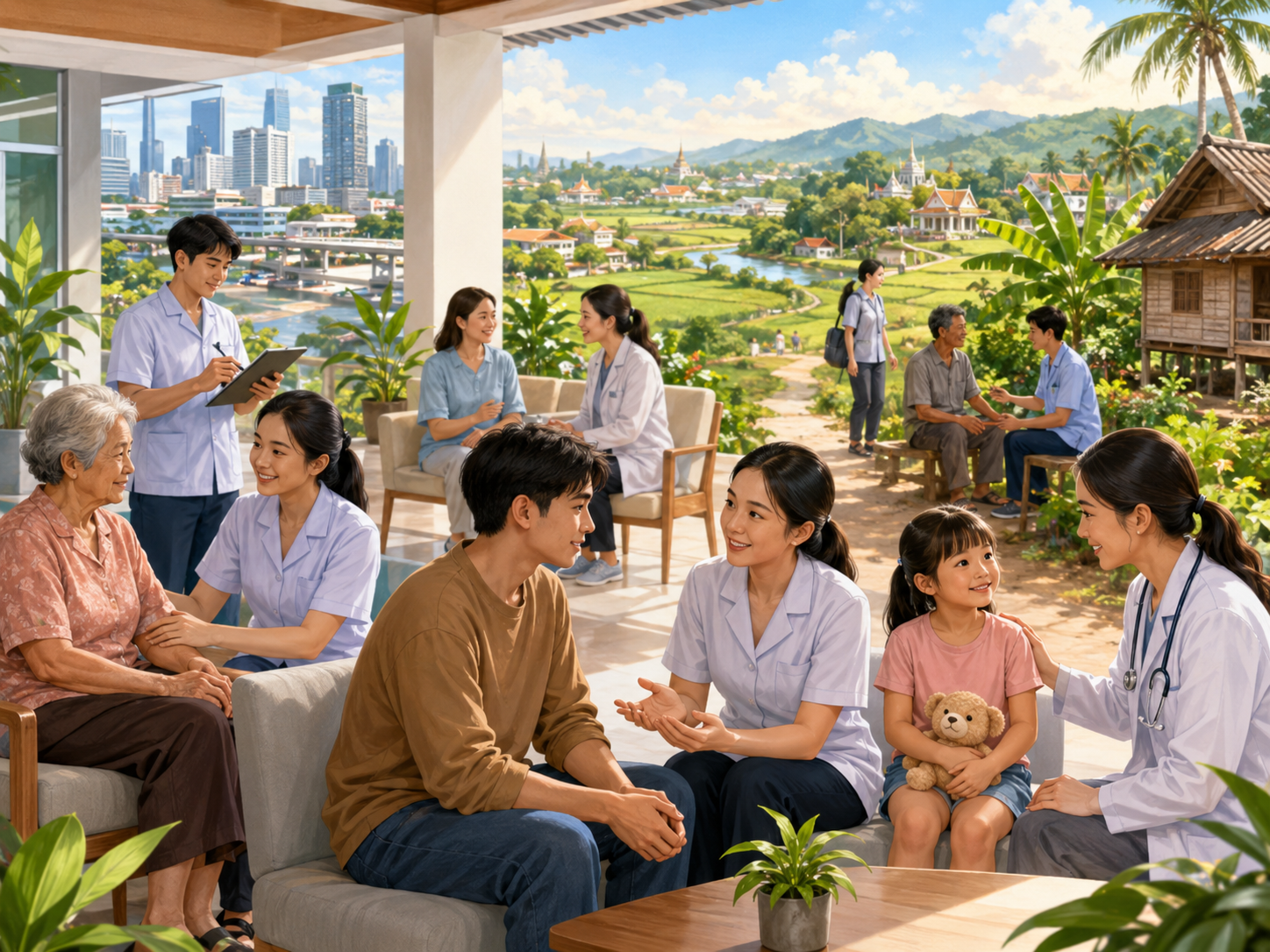 บทบาทของรัฐบาลไทยในการให้บริการสุขภาพจิต
