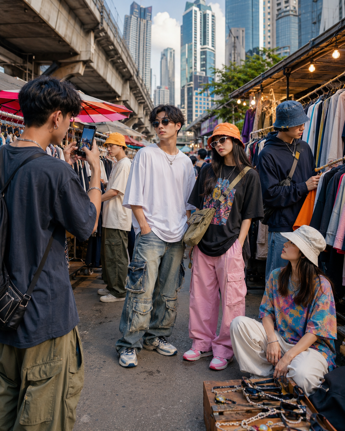 เทรนด์สตรีทแวร์ไทย: อิทธิพลอินฟลูเอนเซอร์ เอกลักษณ์ท้องถิ่น และแฟชั่นราคาประหยัด